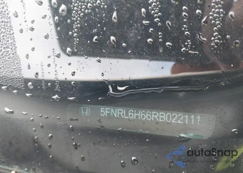 2024 Honda Odyssey Ex-L z USA, uszkodzony, nr VIN 5FNRL6H66RB022111